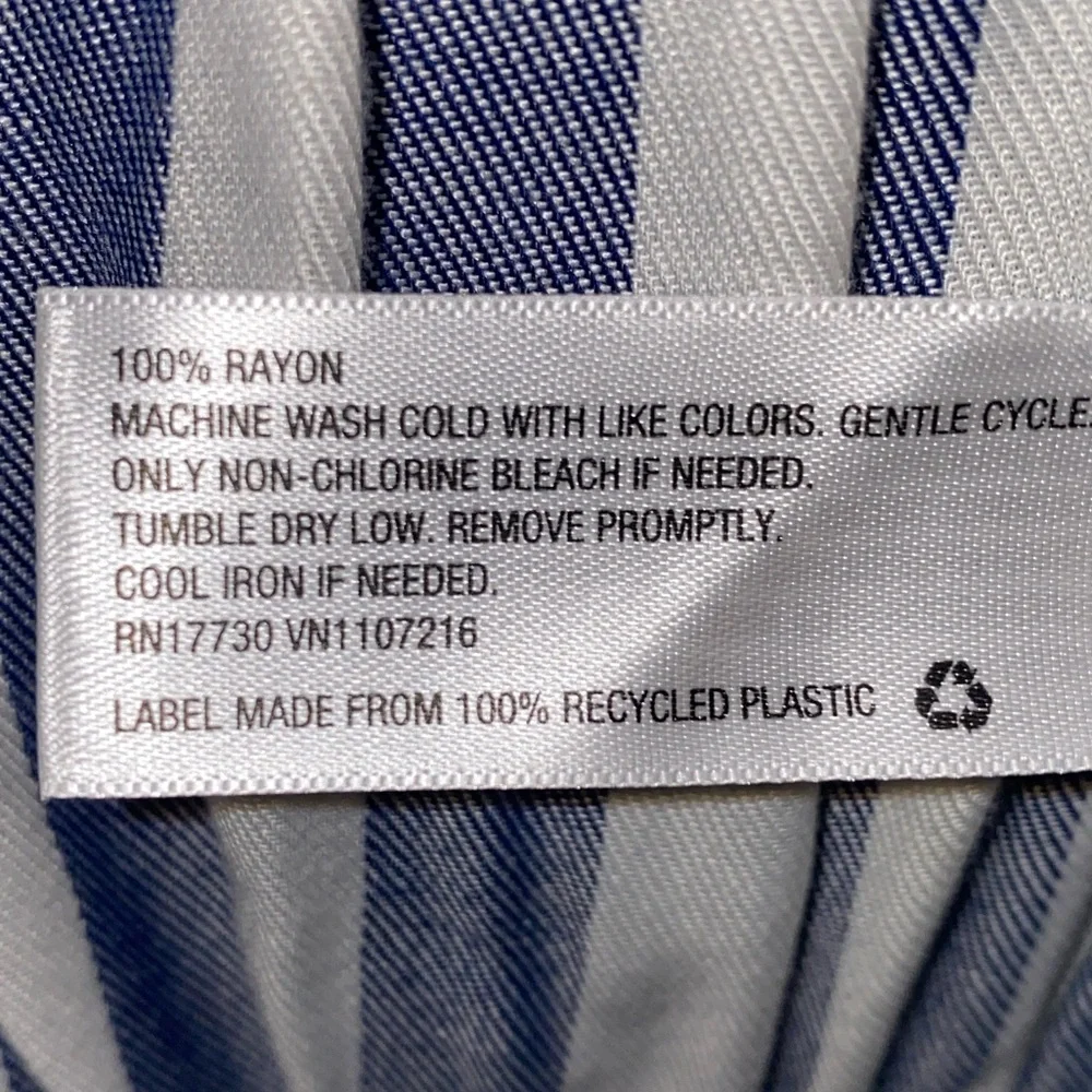 Isabel Maternity Blue/White Off-the-Shoulder Boho Maxi Dress, Size Small - Picture 6 of 6